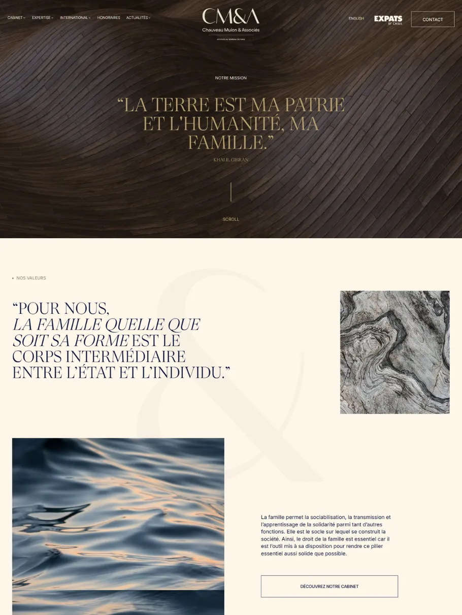 Site web cabinet droit de la famille Lyon